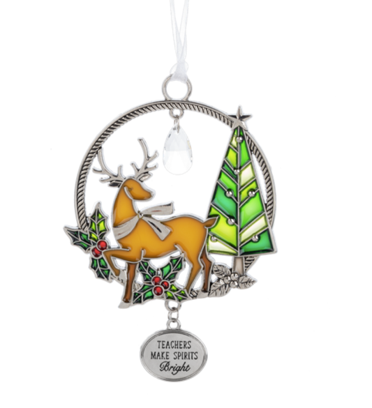 Deer Stainglass Ornaments