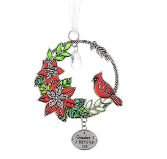 Cardinal Stainglass Ornaments