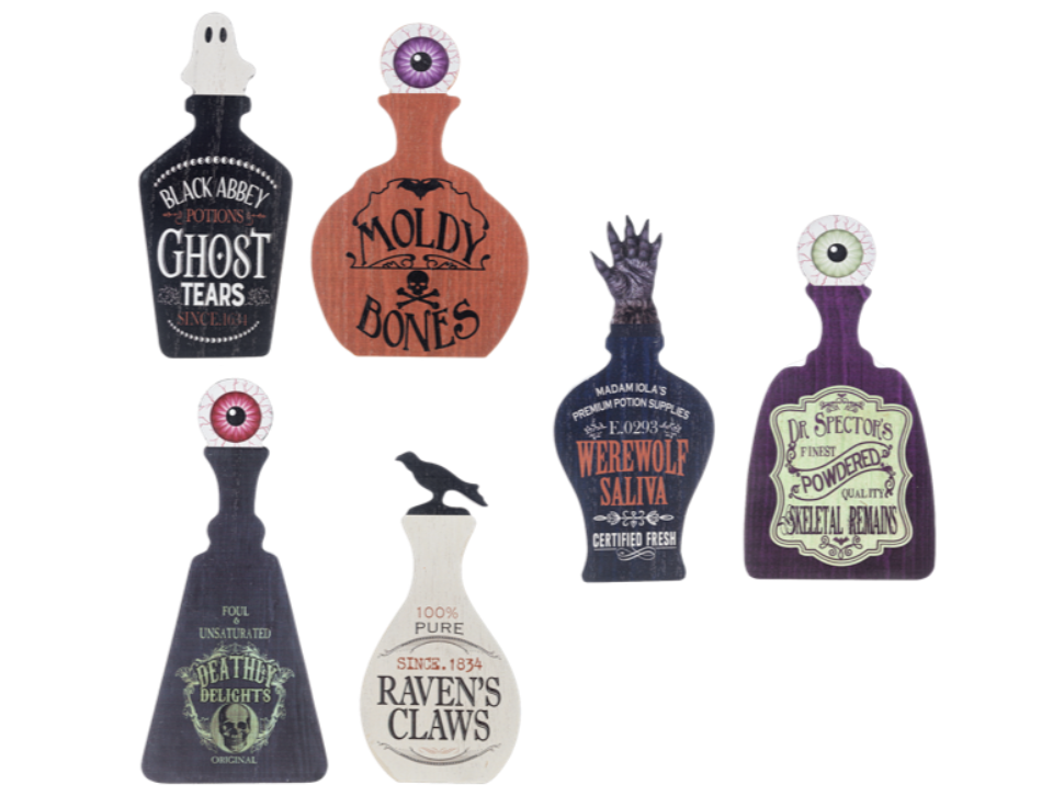 Die Cut Potion Bottles