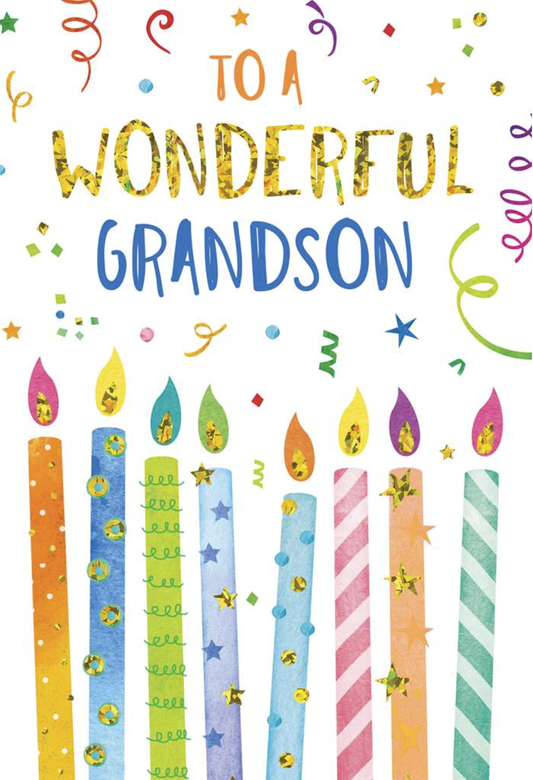 Grandson Birthday Card