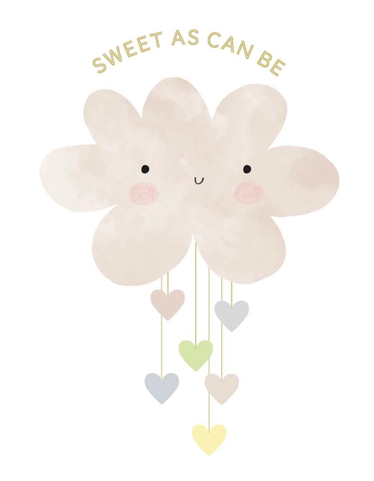 Sweet as can be New Baby Card