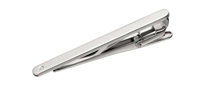 Tie Bar with CZ Stone