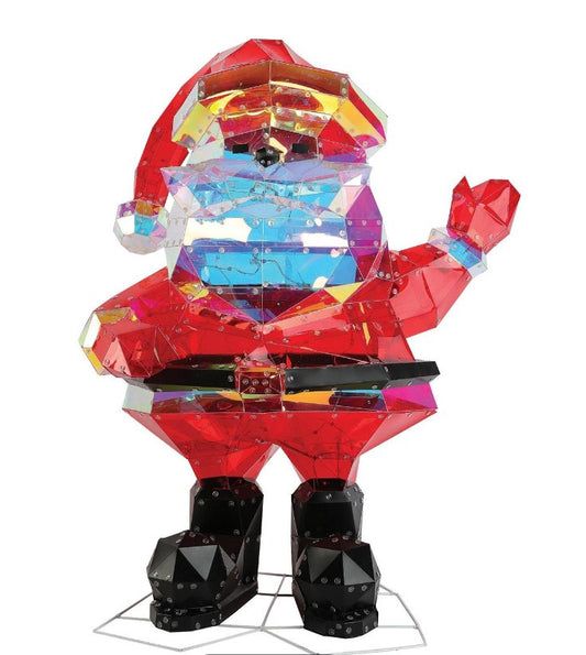 Prism Lit Santa Claus