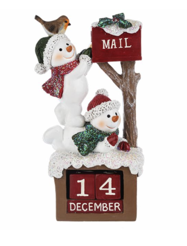 Snowman Mail Christmas Countdown