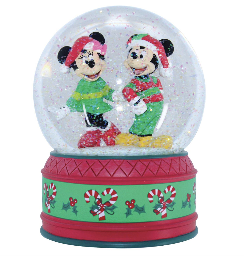 Mickey & Minnie Holiday Water Globe