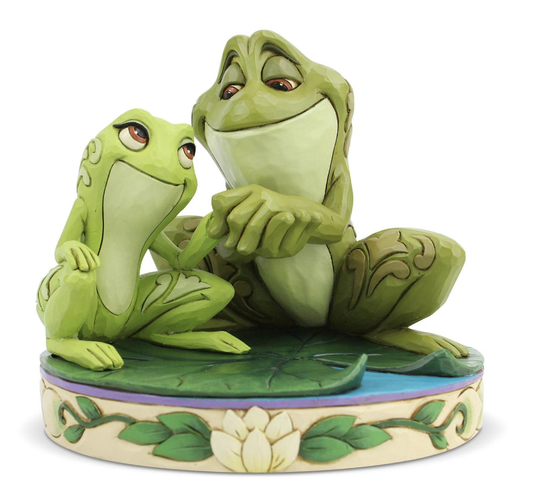 Tiana and Naveen as Frogs Figurine