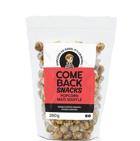 Comeback Snacks Double Coated Caramel Popcorn