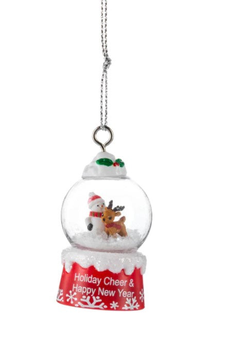 Christmas Globe Ornament- D