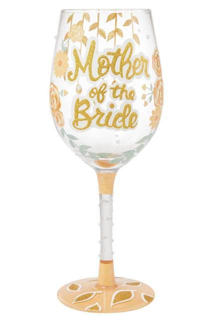 Mother of the Bride Wine Glass