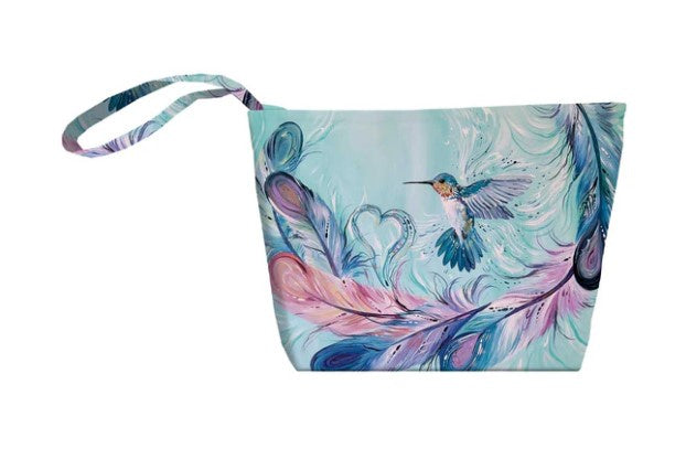 Hummingbird Feathers Small Tote Bag