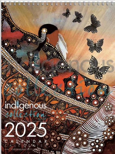 Indigenous Betty Albert Butterfly 2025 Calendar