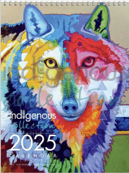 John Balloue Indigenous Wolf Calendar