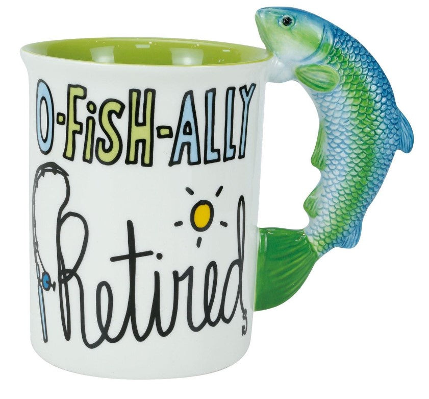 O fish ally Retired Sculpt Mug