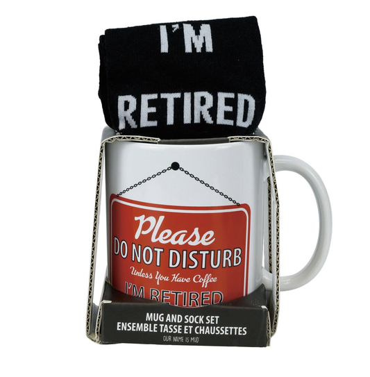 Retirement Mug Sock Set