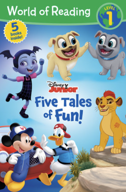 World of Reading: Disney Junior: Five Tales of Fun!-Level 1 Reader Bindup