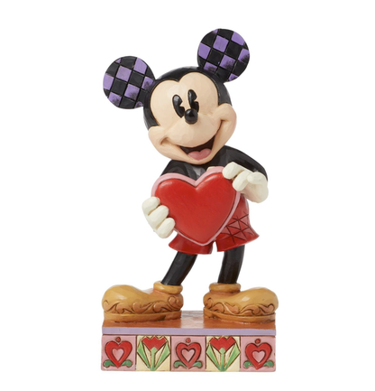 Mickey Heart Figurine