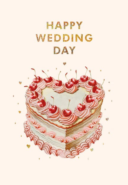 Happy wedding day – Cake Card