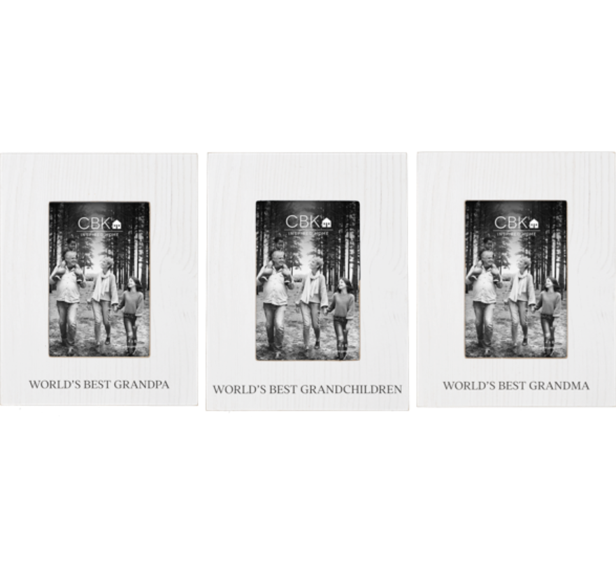 Grandma, Grandpa, Grandchildren 4x6 Frame