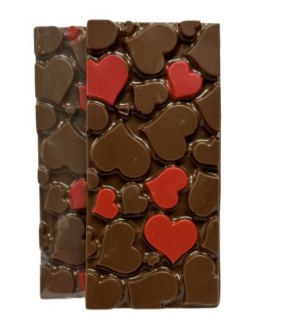 Hearts Chocolate Bar