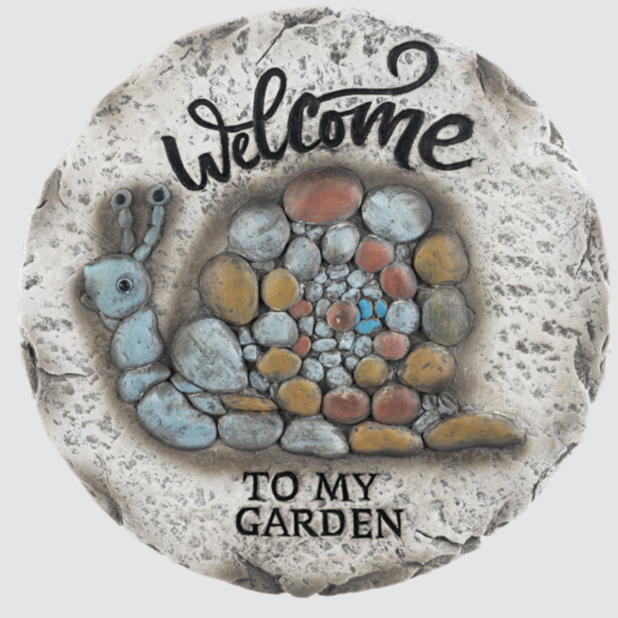 Snail Stepping Stone - Welcome to my garden