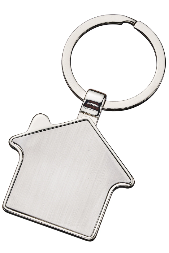 New House Engravable Keychain
