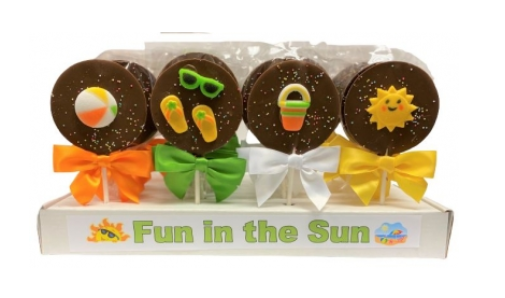 Milk Chocolate Fun in the Sun Sucker