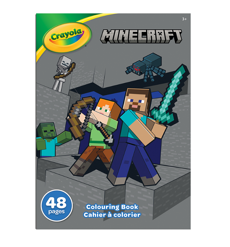 48 pages Minecraft Colouring Book
