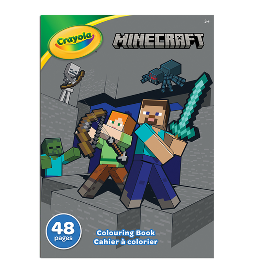48 pages Minecraft Colouring Book
