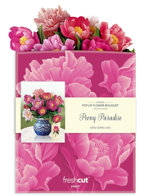 Peony Paradise Pop-Up Card