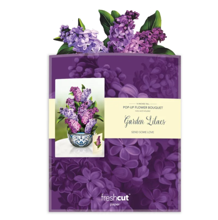 Garden Lilacs Pop-Up Card