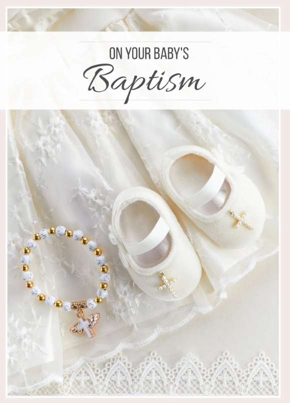 On Your Baby's Baptism Card