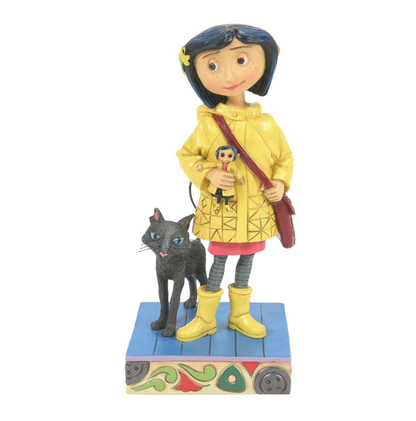 Coraline in Yellow Raincoat Figurine