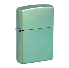High Polish Green Zippo