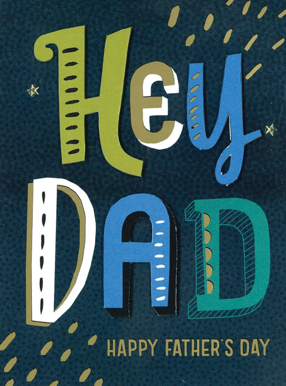 Hey Dad Fathers Day Card