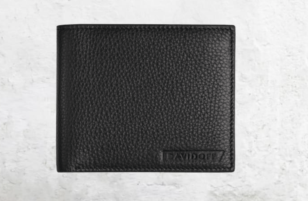 ESSENTIALS  Black Leather Wallet