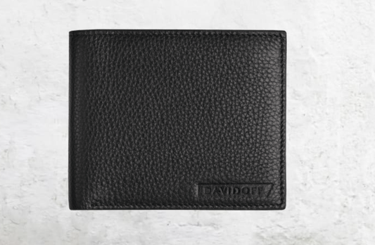 ESSENTIALS  Black Leather Wallet