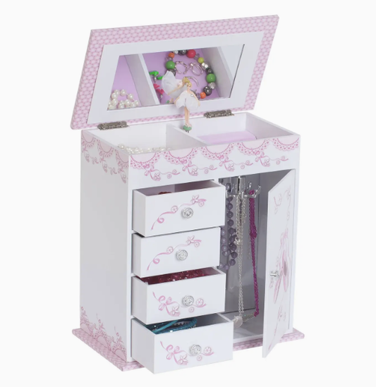 Mele and Co Cristiana Girl's Musical Ballerina Jewelry Box