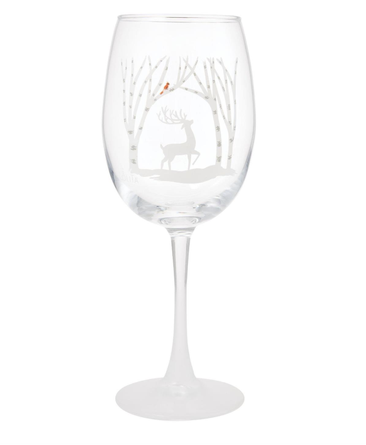 Celebrations Winter Walk Wine Glass