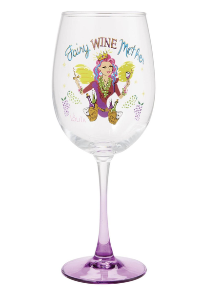 Celebrations Fairy Wine Mother Wine Glass