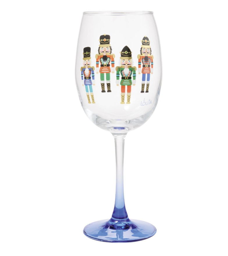 Celebrations Nutcracker Wine Glass