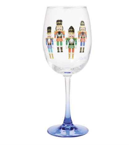 Celebrations Nutcracker Wine Glass