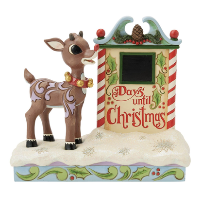 Rudolph Countdown Calendar Figurine
