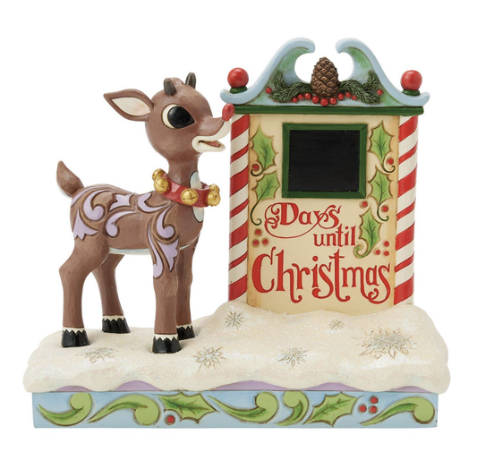 Rudolph Countdown Calendar Figurine