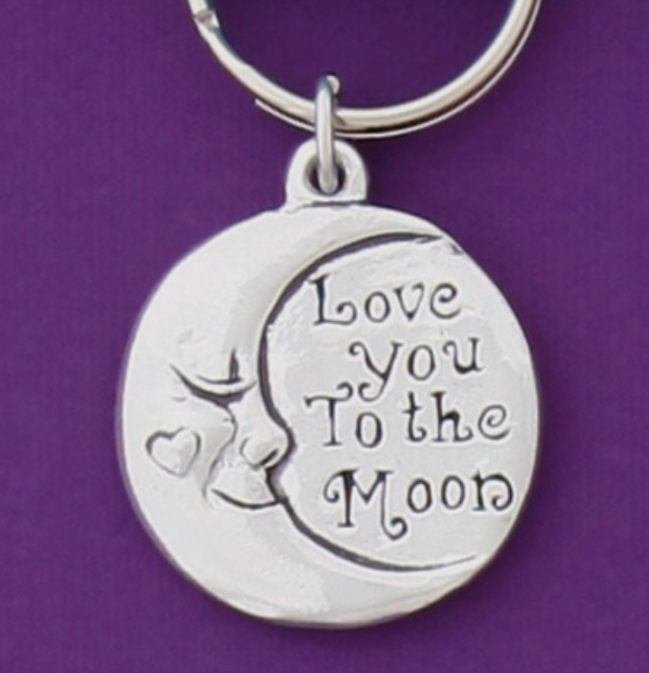Love To Moon Keychain