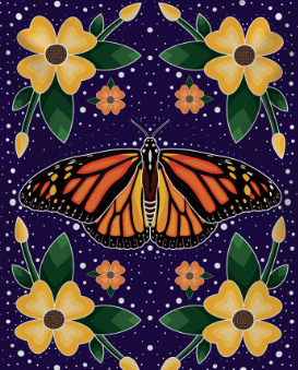 Monarch Butterfly Coasters