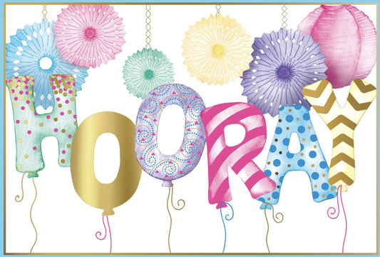 Hooray Birthday Card