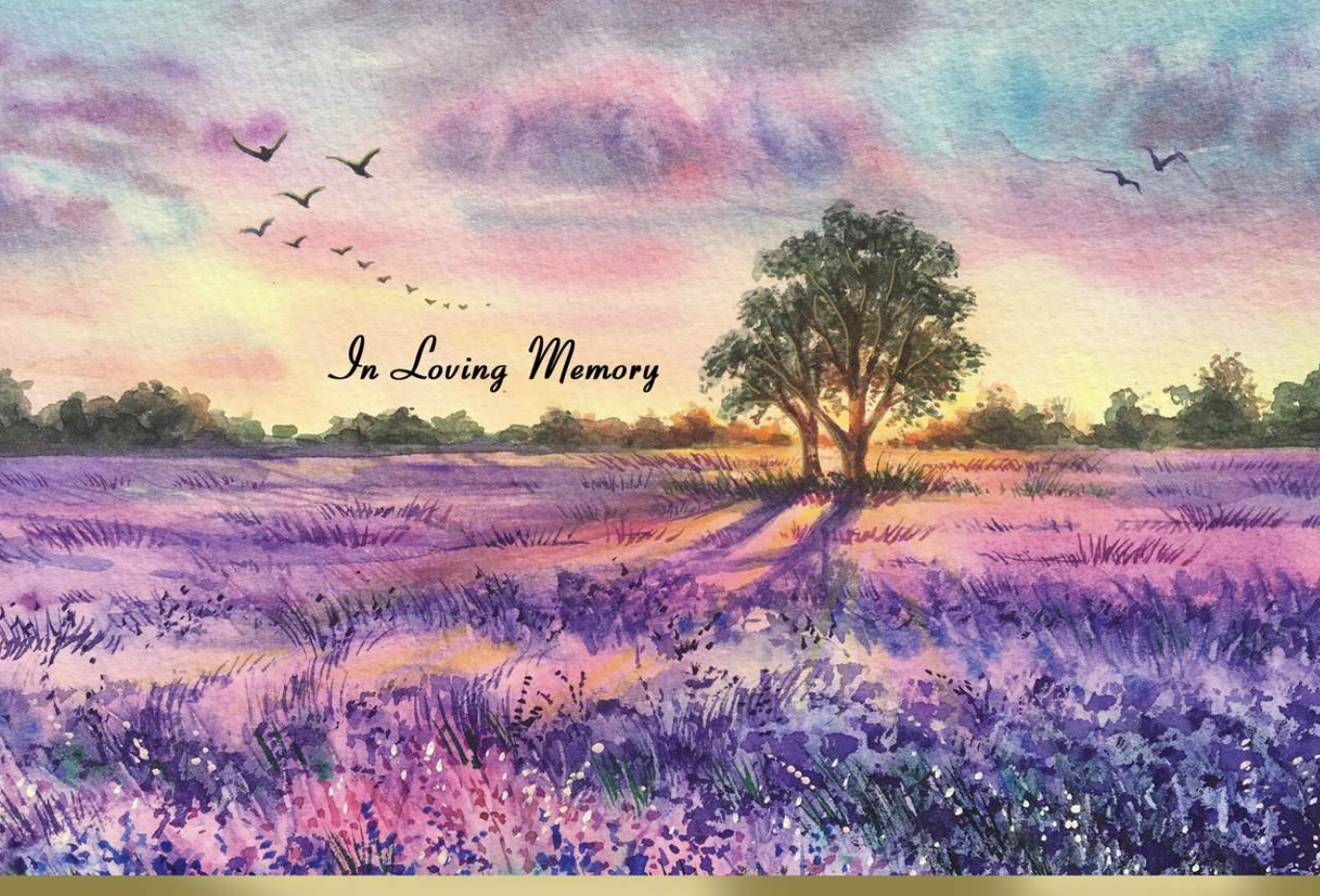 In Loving Memory Sympathy Card