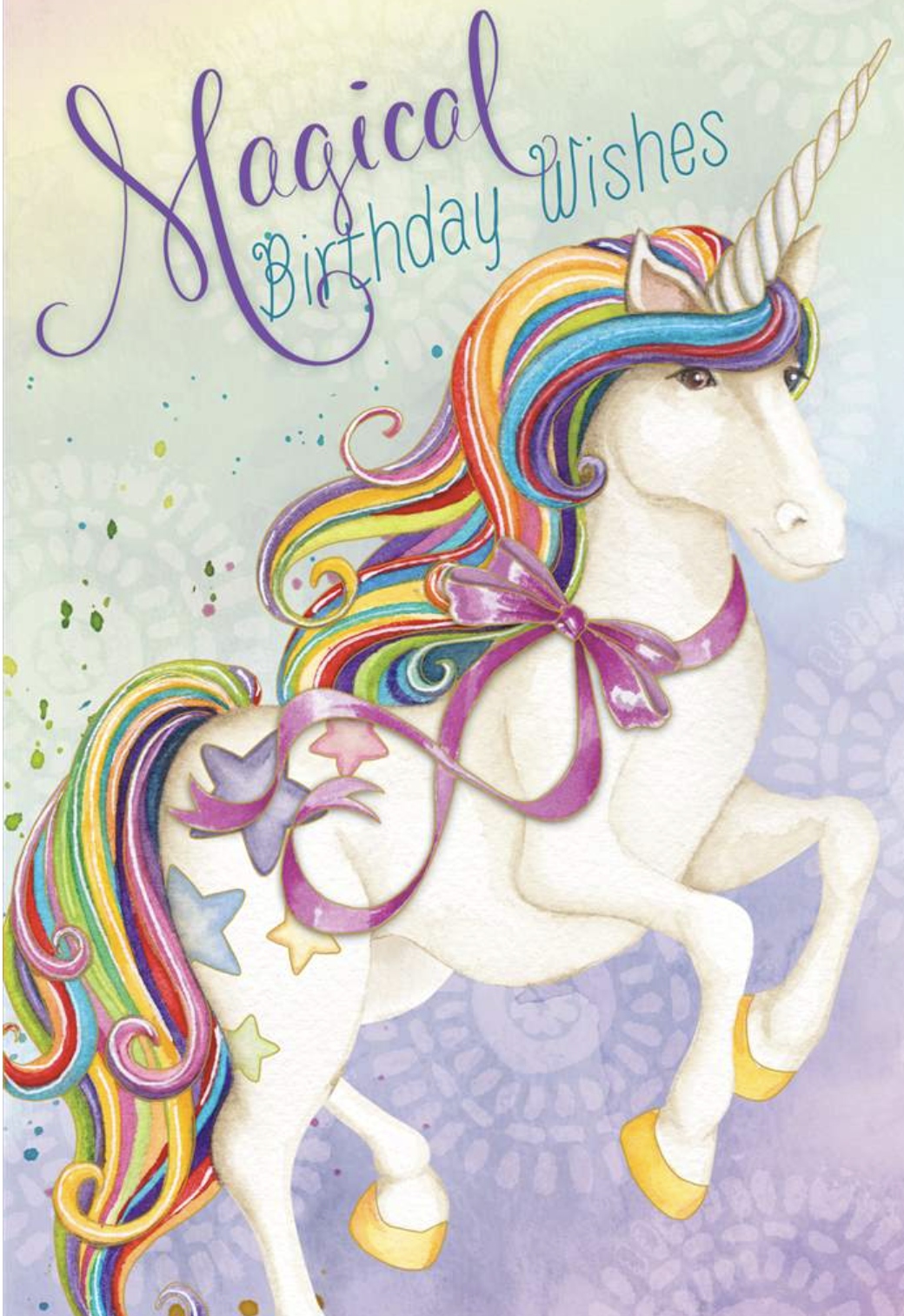 Magical Unicorn Birthday Card
