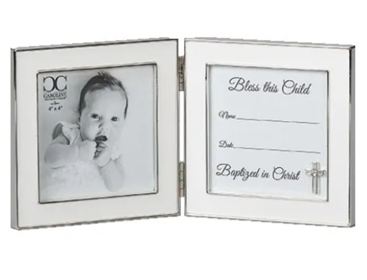 Hinged Baptism Frame 3.5x3.5"