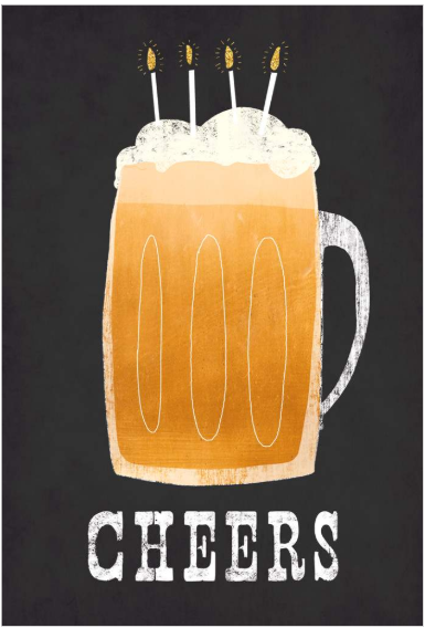 "Cheers" Father's Day Card